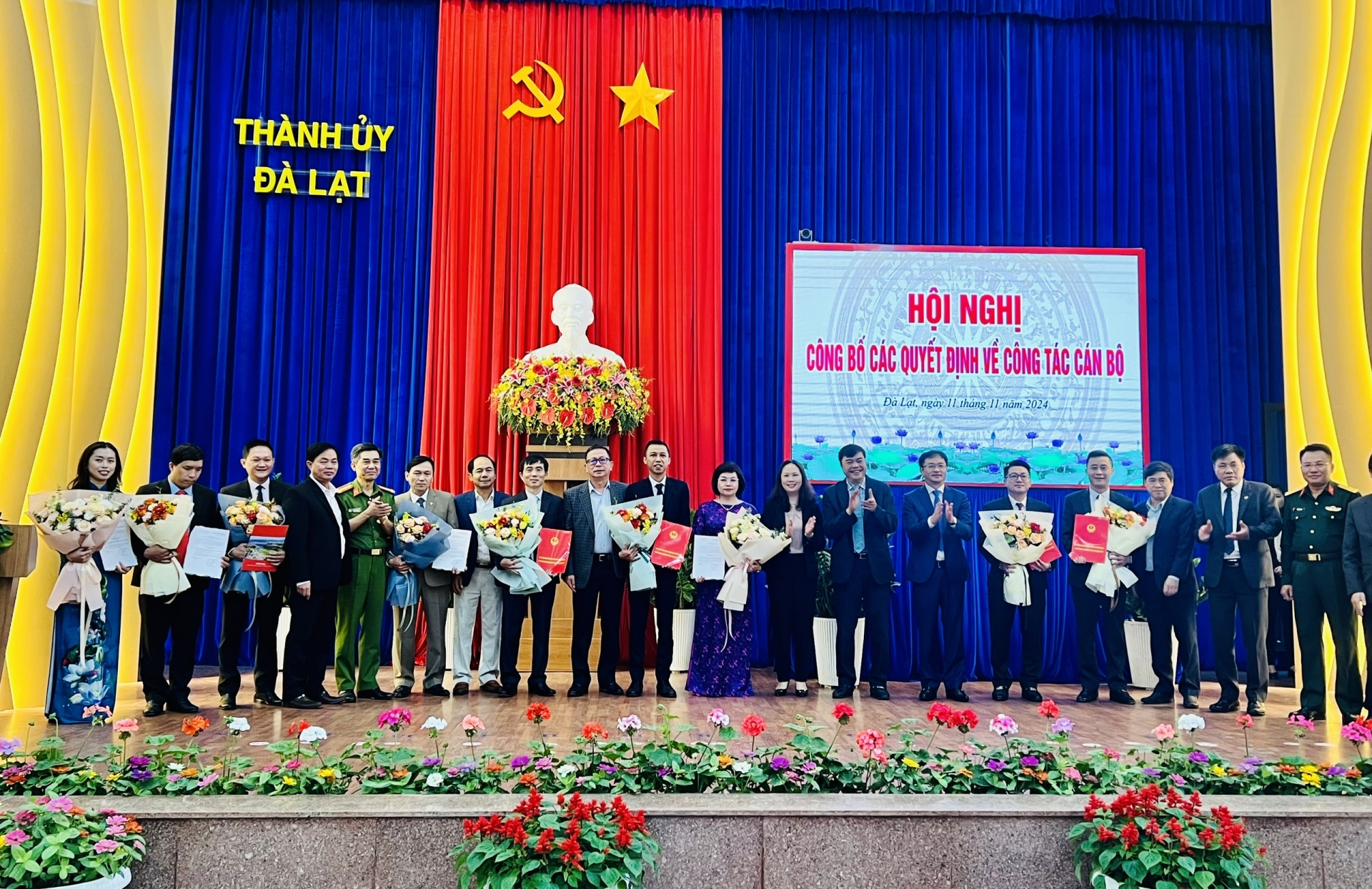 Thành uỷ Đà Lạt công bố quyết định điều động, bổ nhiệm cán bộ