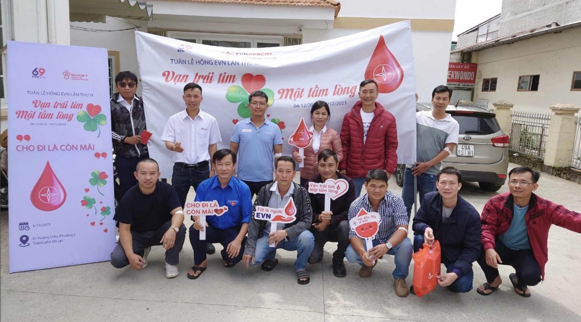 Công ty Thuỷ điện Đại ninh hưởng ứng Tuần lễ Hồng ''Vạn trái tim - Một tấm lòng''