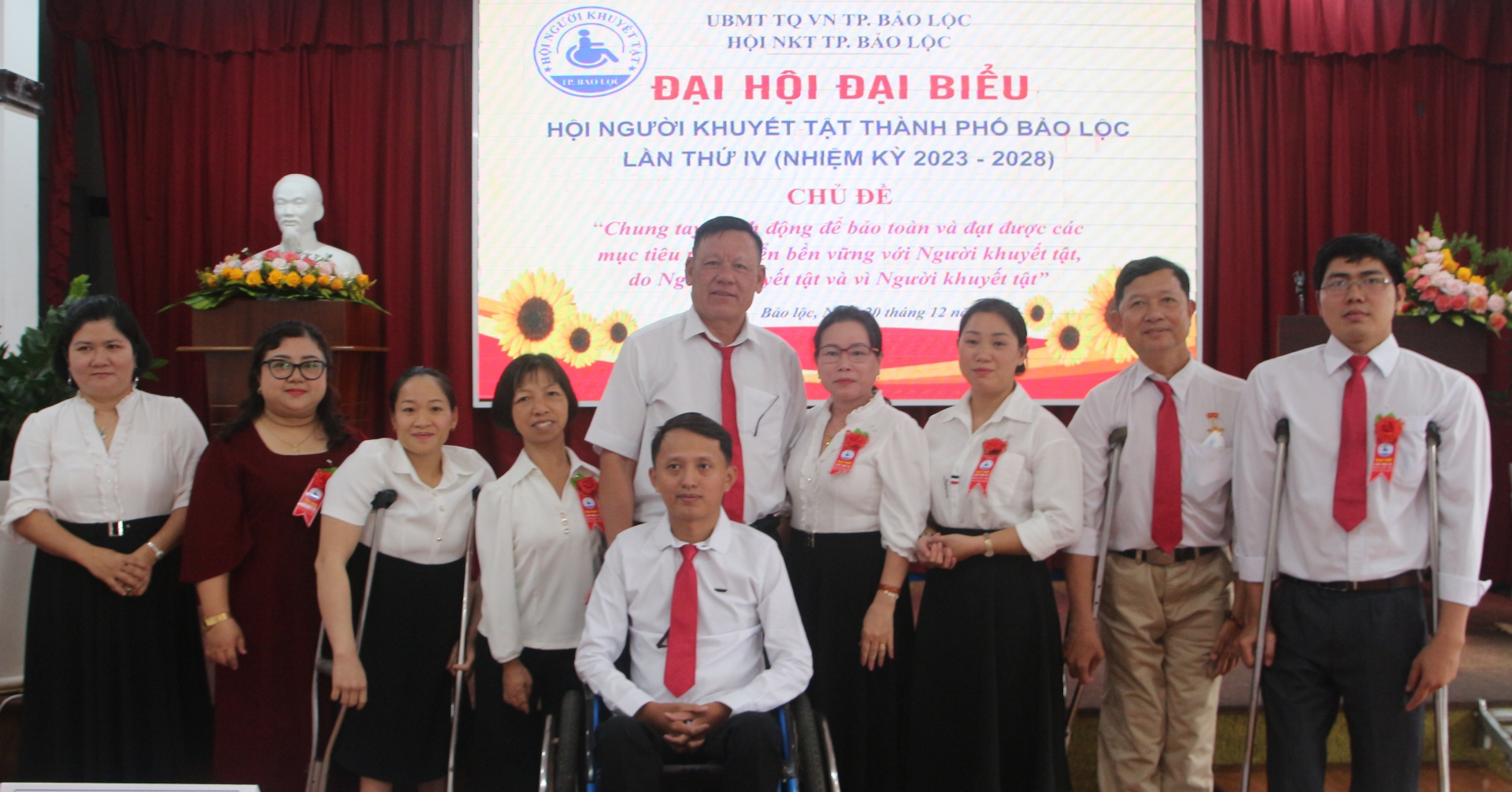 Đại hội đại biểu Hội Người khuyết tật TP Bảo Lộc nhiệm kỳ 2023 - 2028