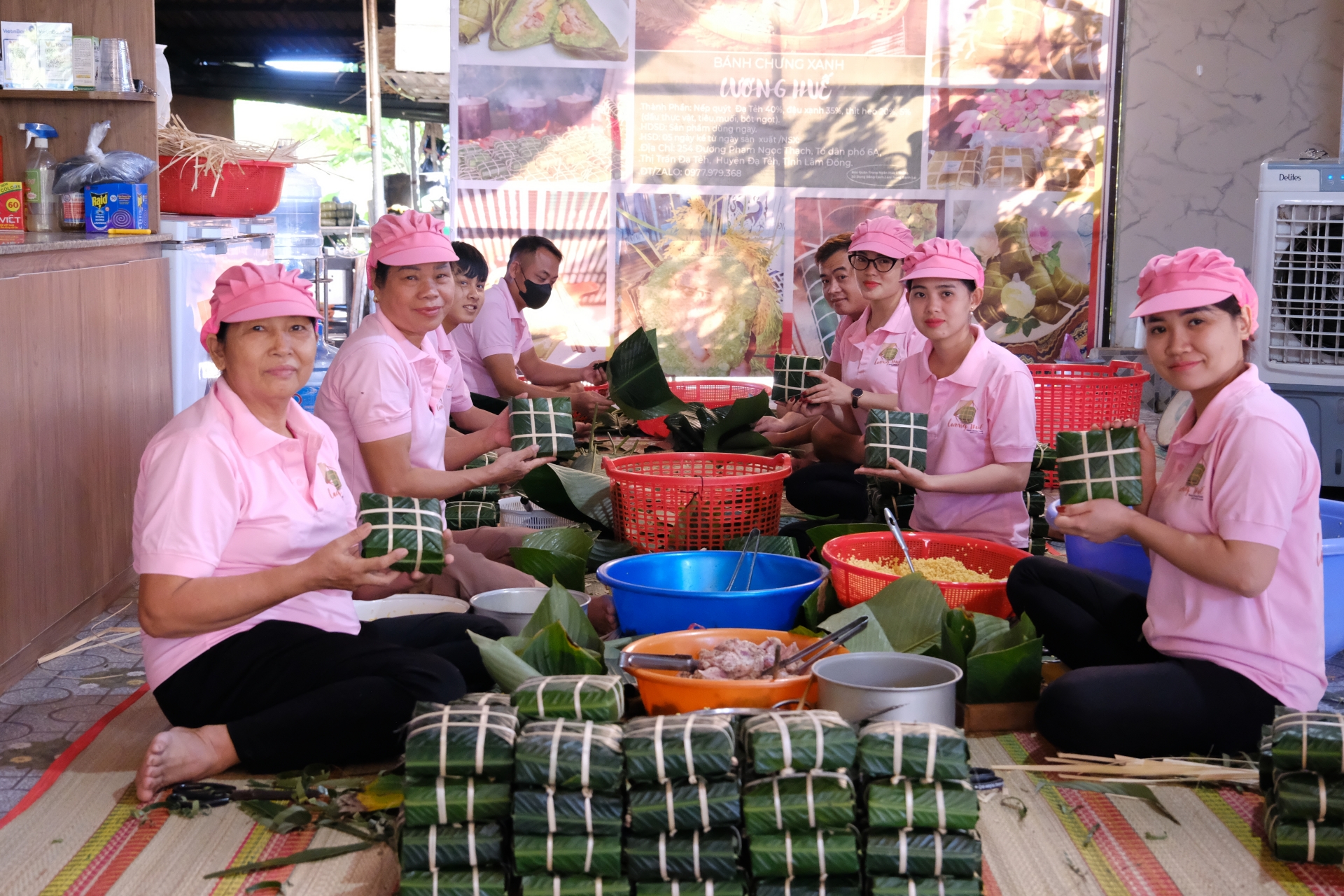 Nâng ''tầm'' cho bánh chưng truyền thống