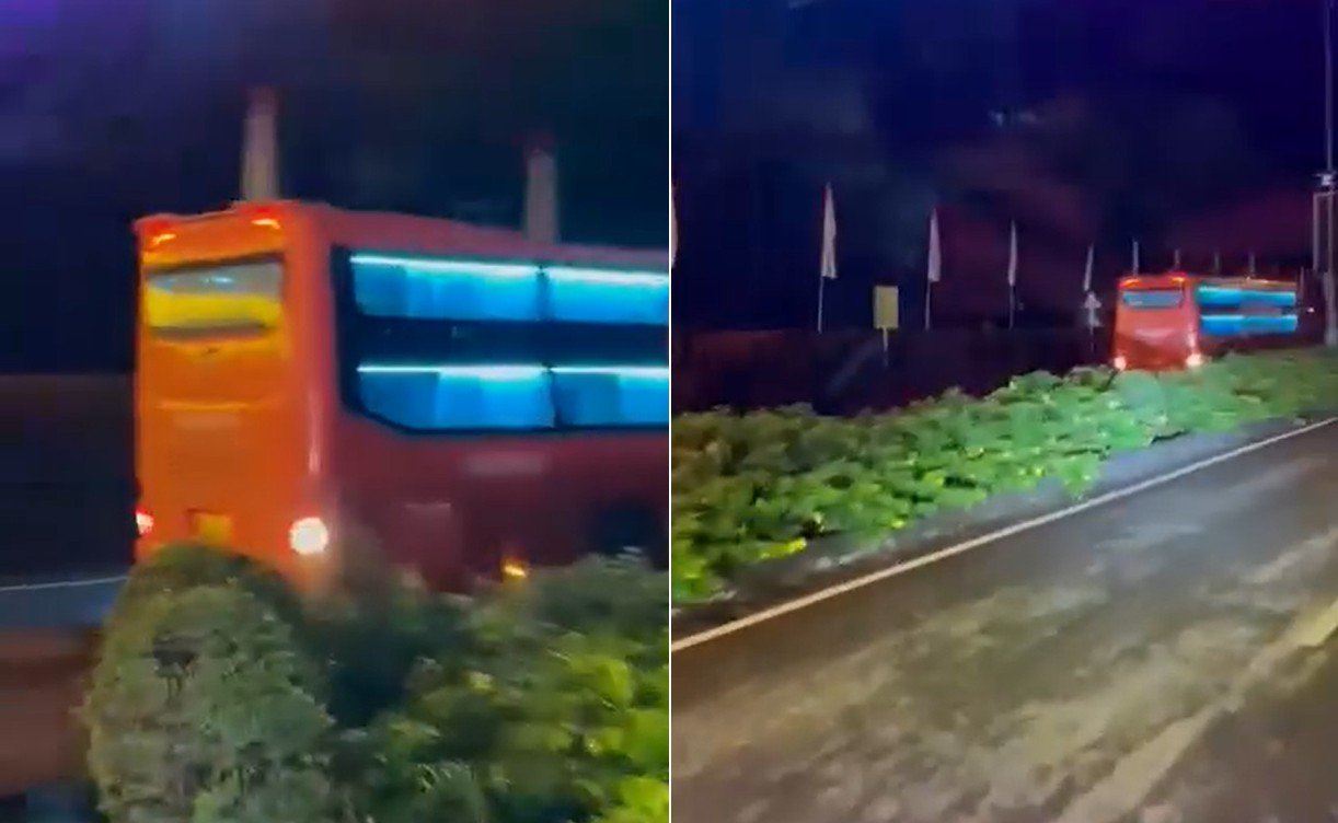 Xác minh thông tin một xe khách đi lùi trên cao tốc Liên Khương - Prenn