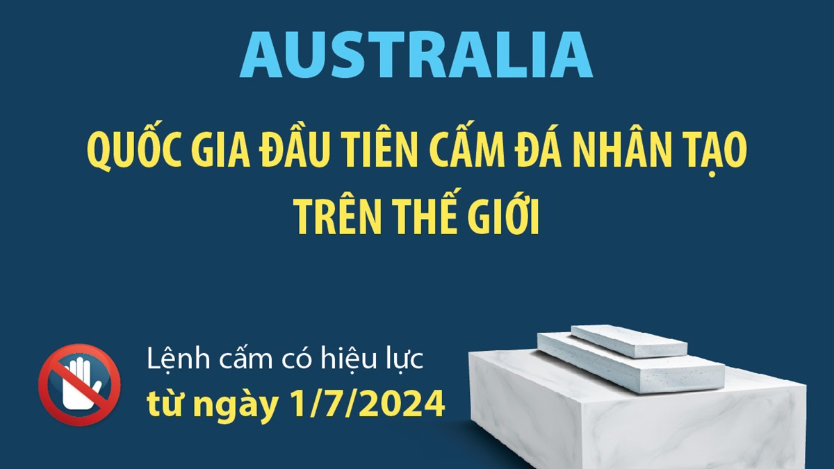 Australia - quốc gia đầu tiên cấm đá nhân tạo trên thế giới