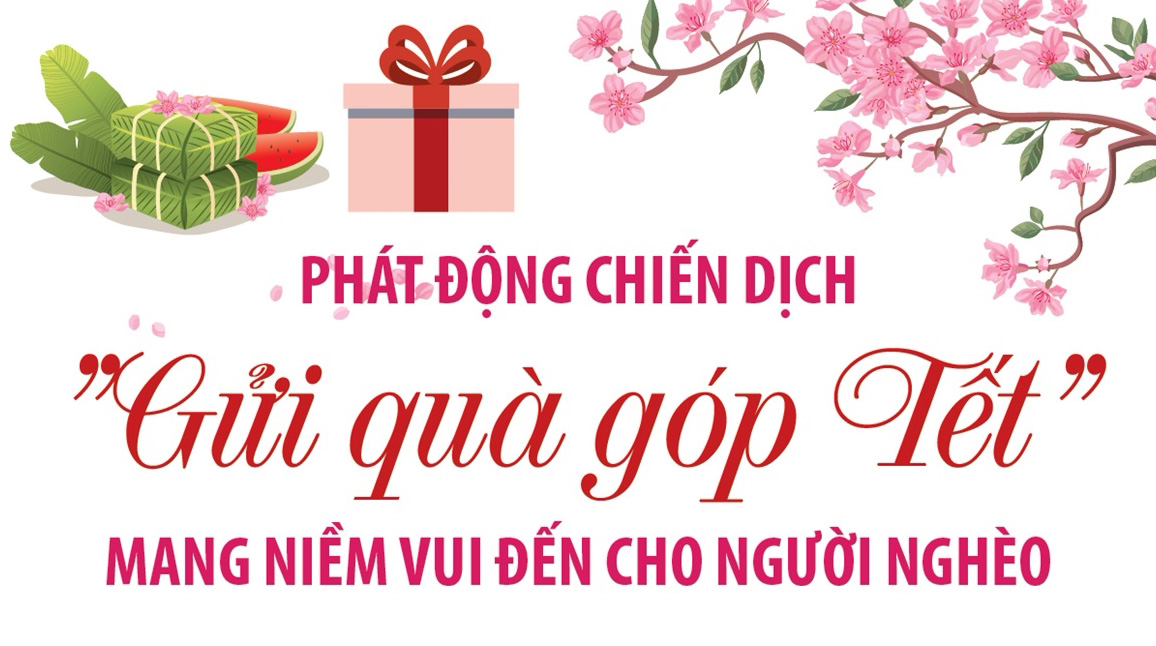 Phát động Chiến dịch 'Gửi quà góp Tết' mang niềm vui đến cho người nghèo