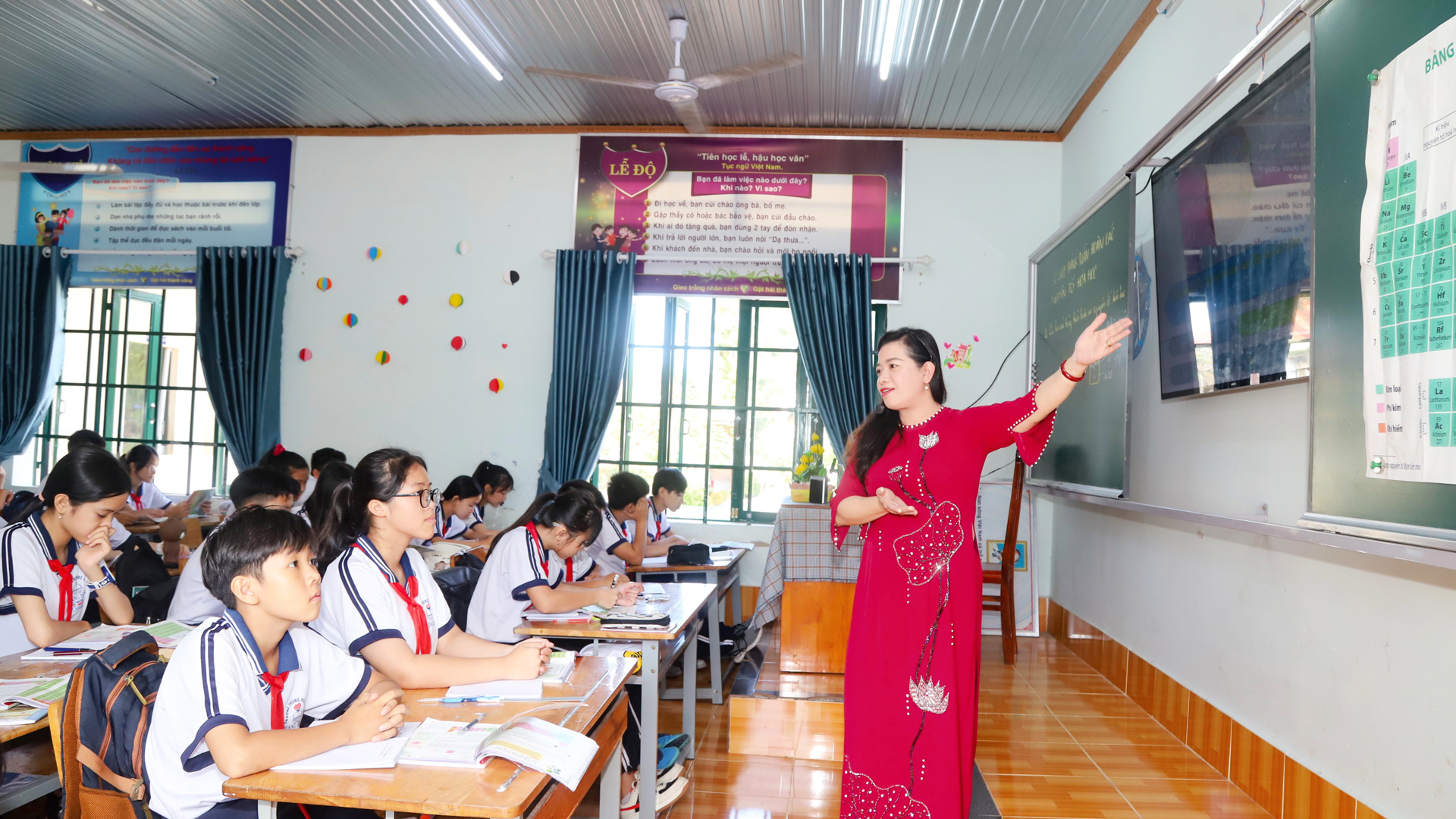 Dạy học bằng trái tim nhiệt huyết