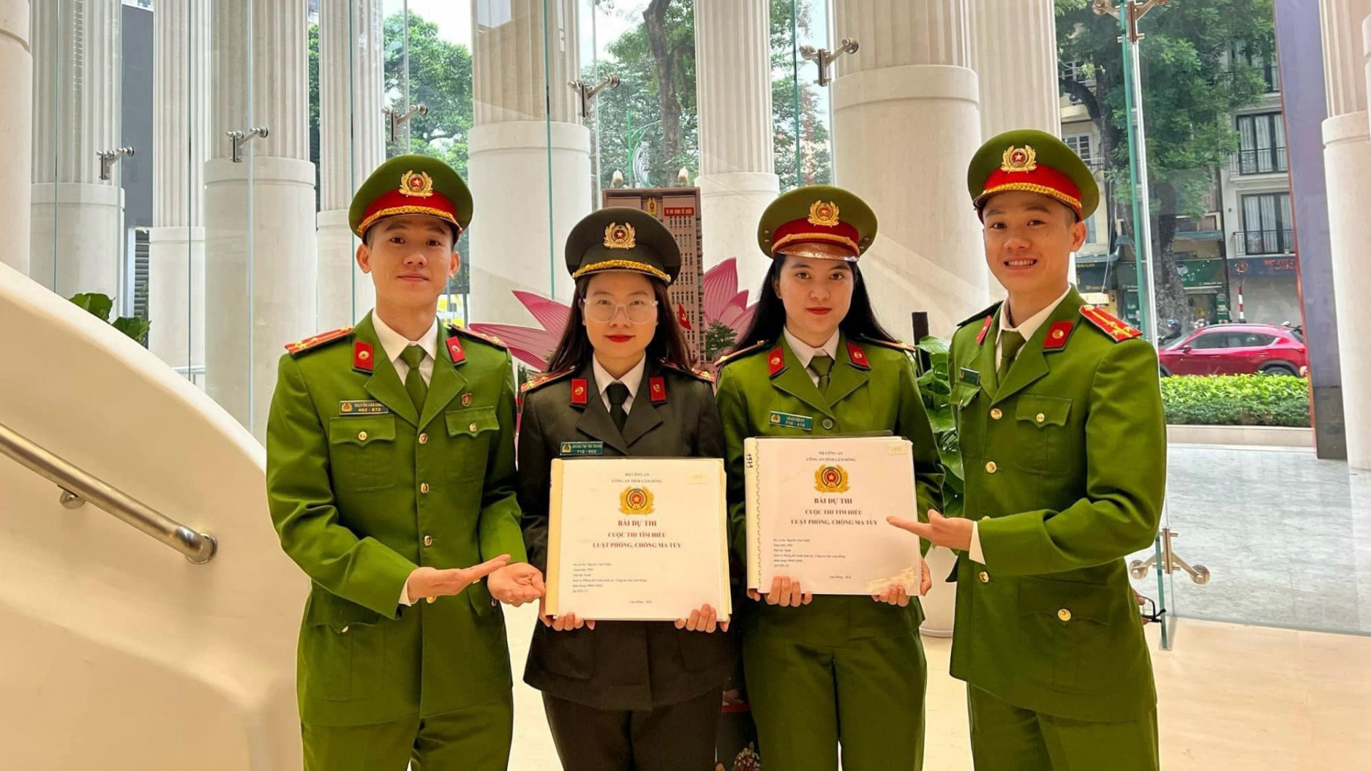 Đoàn viên, thanh niên Công an tỉnh xuất sắc đạt giải tại cuộc thi Tìm hiểu Luật phòng chống ma tuý