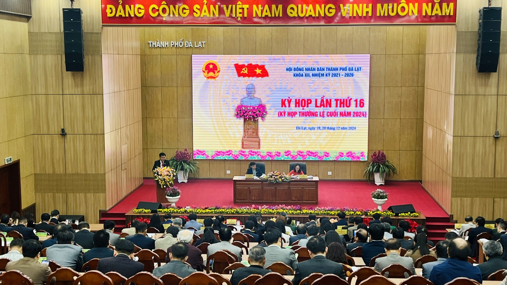 Khai mạc Kỳ họp HĐND TP Đà Lạt lần thứ 16, khoá XII