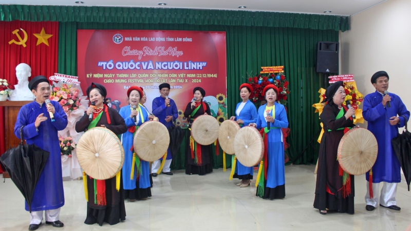 Chương trình thơ nhạc “Tổ quốc và người lính”