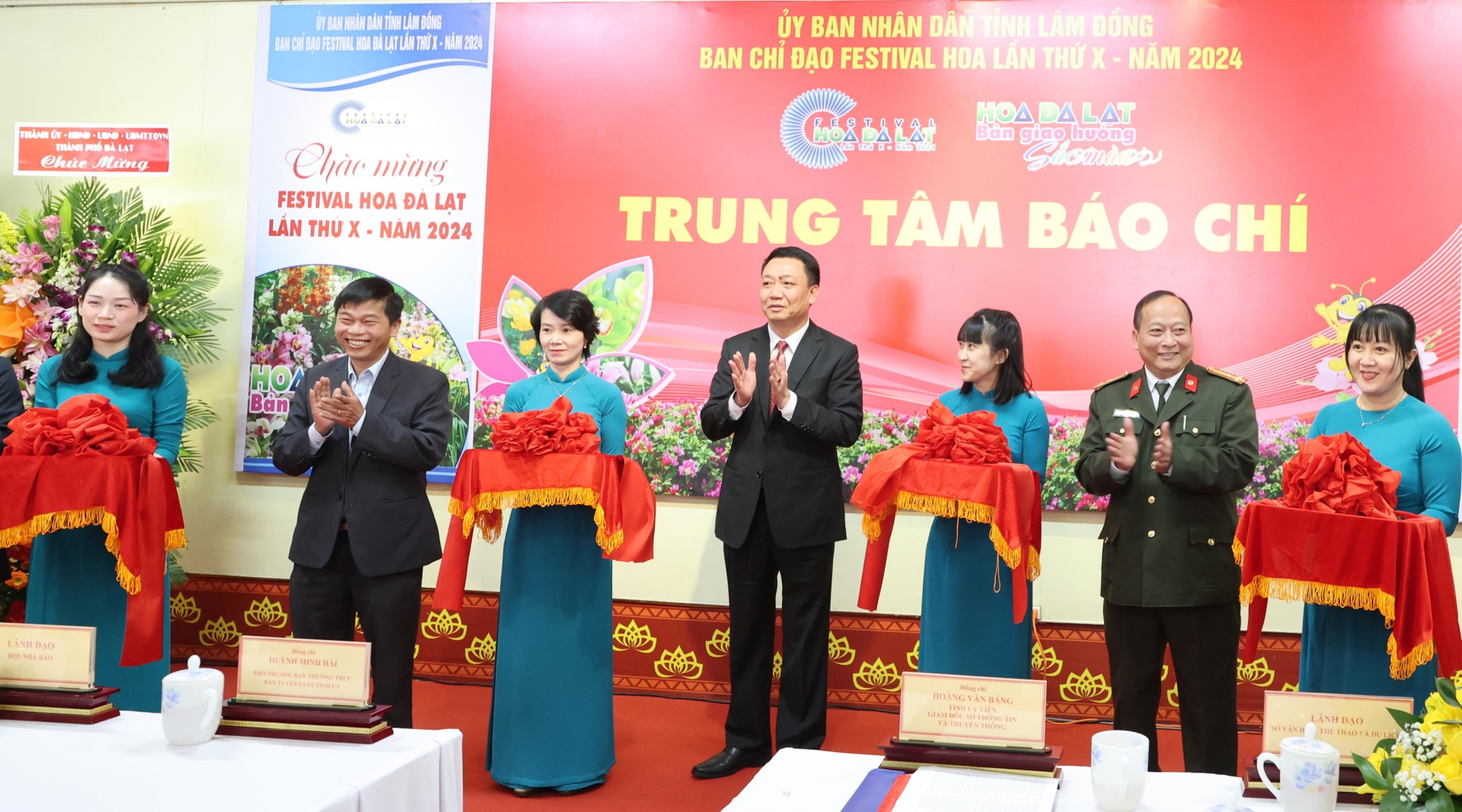 Khai trương Trung tâm báo chí Festival Hoa Đà Lạt 2024