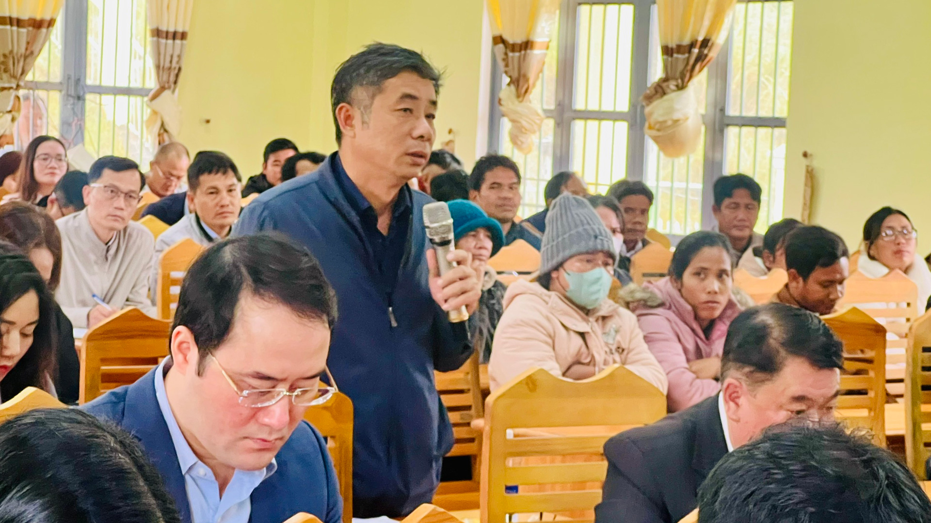 ĐBQH Phan Đình Trạc - Trưởng Ban Nội chính Trung ương tiếp xúc cử tri huyện Lạc Dương