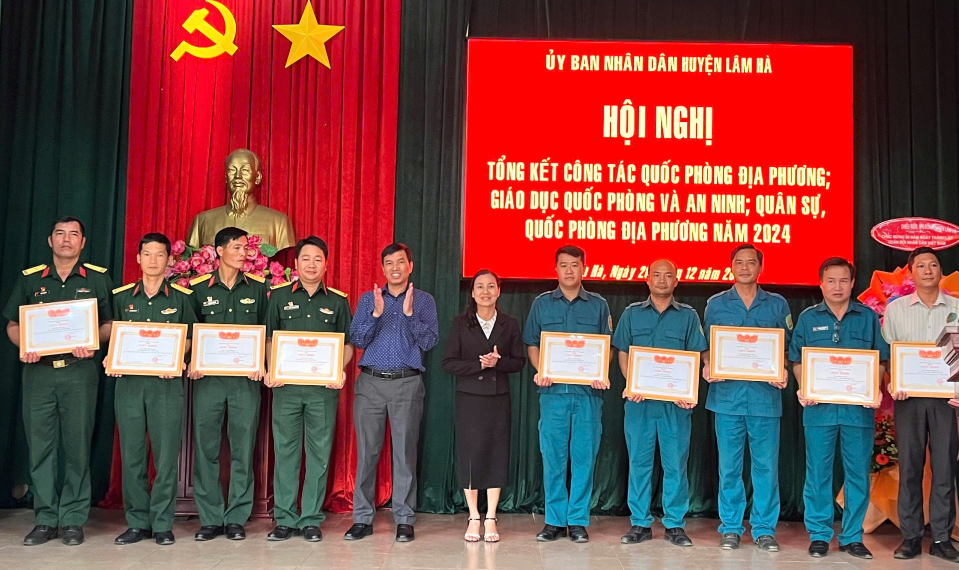 Lâm Hà đạt nhiều kết quả nổi bật trong công tác quân sự, quốc phòng năm 2024