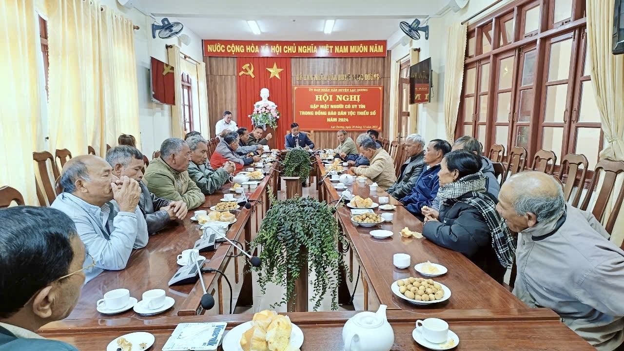 Lạc Dương: Gặp mặt người có uy tín trong đồng bào dân tộc thiểu số