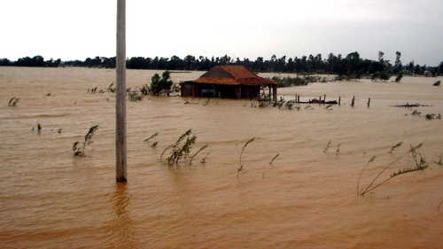 Ngập trên quốc lộ 1 A