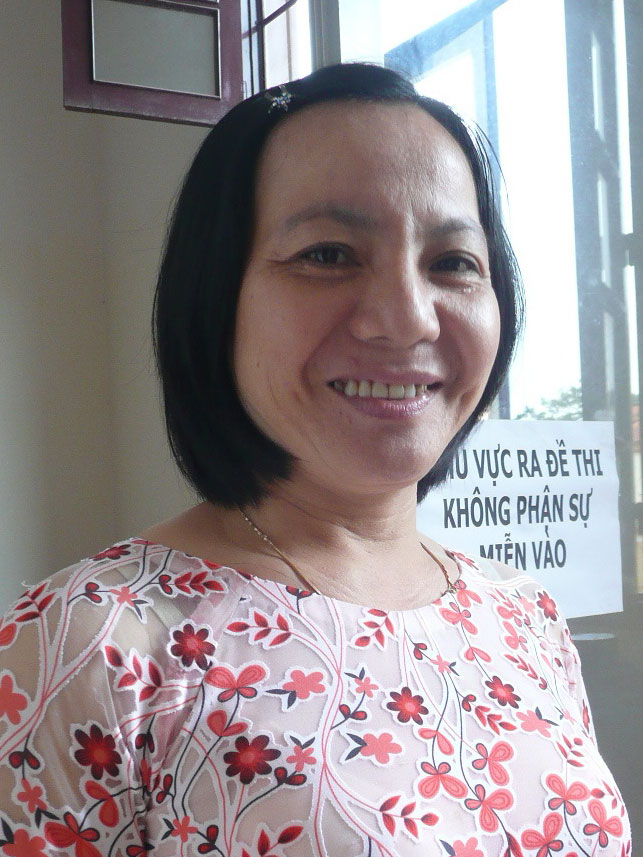 Cô giáo Trần Thị Kim Hà.