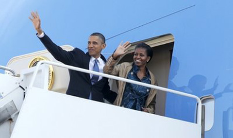 Obama dẹp thất vọng bầu cử, lên đường tới châu Á