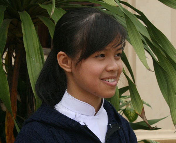 Cô học trò đam mê khoa học