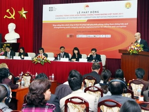 Phát động chương trình sáng kiến chống tham nhũng
