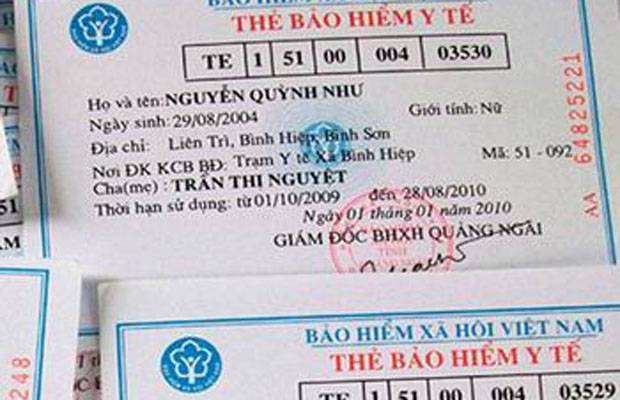 Từ 1/1/2011, cấp thẻ bảo hiểm y tế không có ảnh
