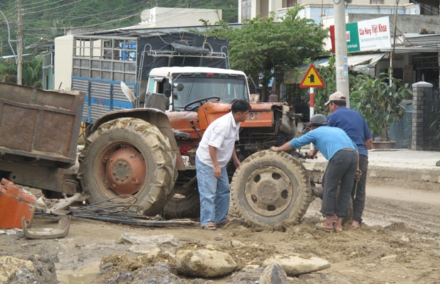 Giao thông hỗn loạn.