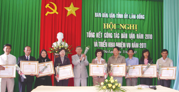 Tổng kết công tác dân vận năm 2010