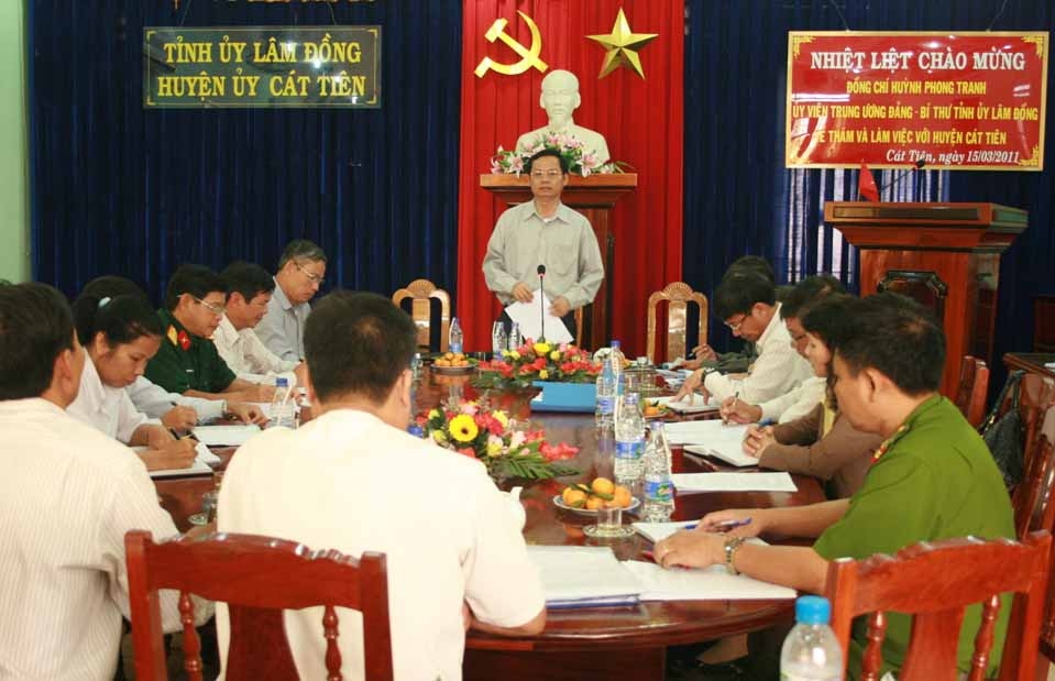 Cát Tiên chú trọng chuyển dịch cơ cấu kinh tế theo hướng du lịch - dịch vụ