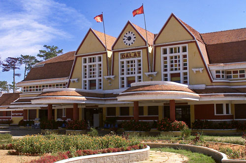 Ga Đà Lạt rất giống thiết kế nhà ga Trouville-Deauville ở Normandie.
