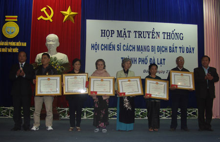 Họp mặt truyền thống Hội chiến sỹ cách mạng bị địch bắt tù đày TP. Đà Lạt