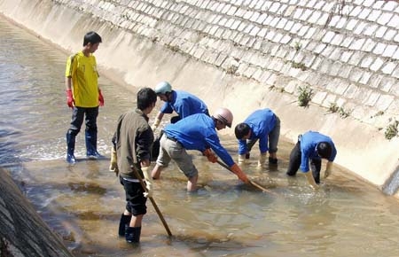 Hơn 1000 đoàn viên thanh niên tham gia hưởng ứng Tuần lễ quốc gia “Nước sạch - vệ sinh - môi trường”