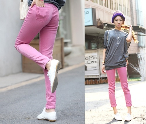 Tung tăng dạo phố với kaki sắc màu