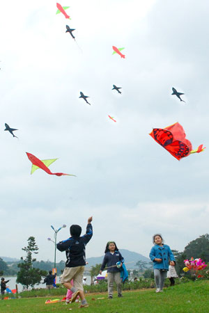 Cánh diều tuổi thơ.