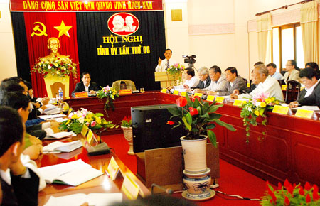 Hội nghị Tỉnh ủy mở rộng lần thứ 6