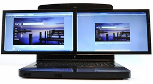 Laptop độc đáo với hai màn hình &quot;khủng&quot;