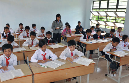 Cát Tiên sẵn sàng bước vào năm học mới
