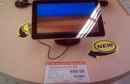 Samsung Galaxy Tab 10.1 đã được bán ở Canada