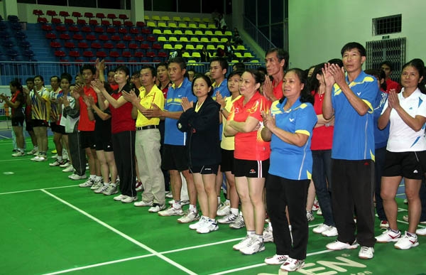 Các VĐV tham dự giải.