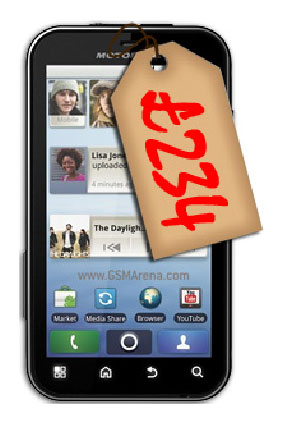Motorola Defy+ cho phép đặt hàng trước ở nước Anh