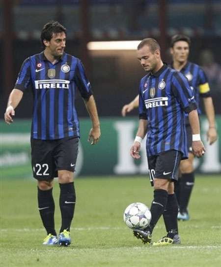 Sneijder và Milito không làm sao có thể giúp Inter giành chiến thắng