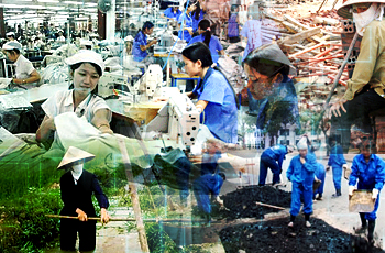 Thay đổi cơ cấu việc làm cho lao động nữ