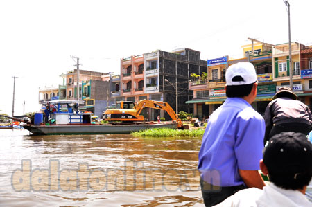 Thị trấn Thạnh Hoá ngày càng phát triển