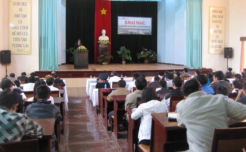 Bồi dưỡng kiến thức QLNN cho đội viên Dự án 600 phó chủ tịch UBND xã