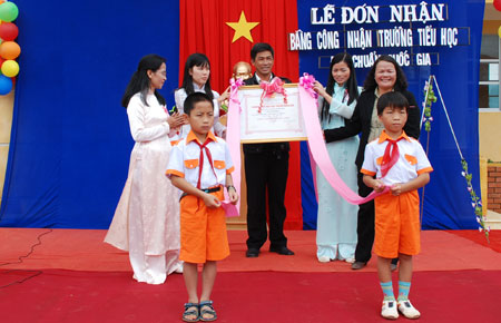 Xây dựng khuôn mẫu cho trường học