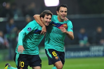 Đánh bại AC Milan, Barca độc chiếm ngôi đầu bảng