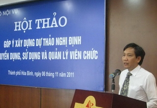 Sẽ thi tuyển cạnh tranh chức Vụ trưởng, Giám đốc Sở