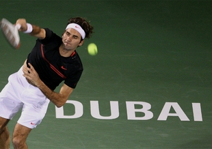 Federer dễ dàng góp mặt tại tứ kết Dubai Open