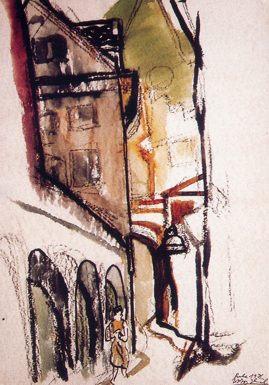 Phố cổ Praha (1971).