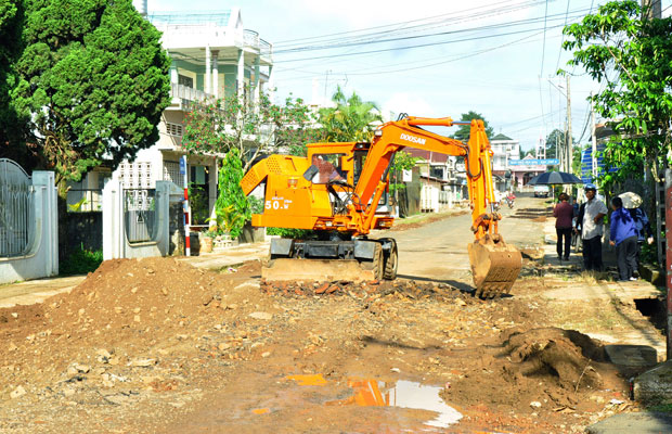 Một tuyến đường do dân tự làm