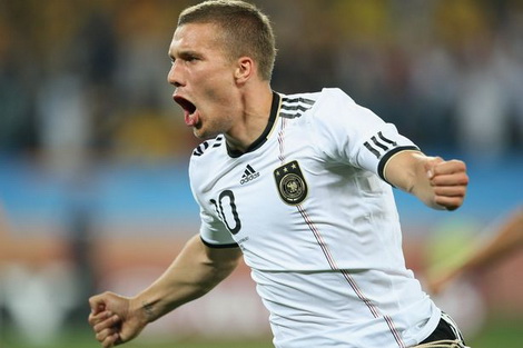 Podolski luôn chơi xuất sắc trong màu áo Đức