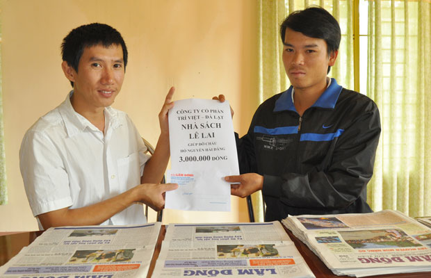 Giúp cháu Hải Đăng bị ung thư 3 triệu đồng