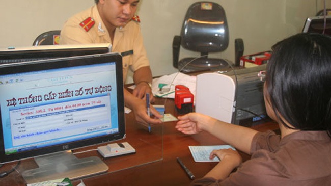 Từ 1/7, lệ phí cấp biển số xe máy chuyên dùng là 200 ngàn đồng