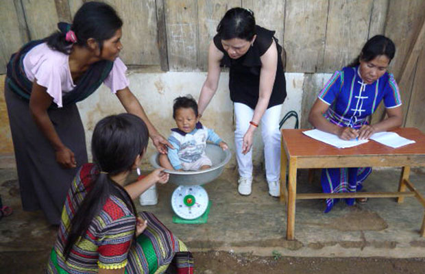 Đạ Ròn còn nhiều trẻ em suy dinh dưỡng