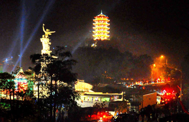 Đêm Đồng Lộc. Ảnh: Đậu Bình
